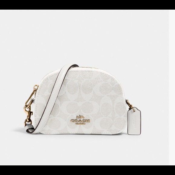 COACH Handbags - MINI SERENA CROSSBODY SIGNATURE CANVAS & LEATHER